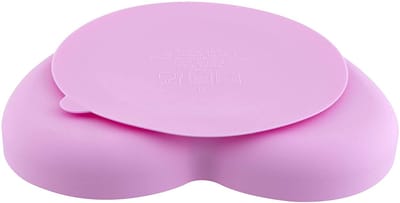Hartvormig Siliconen Bordje Met Zuignap Roze 9M+