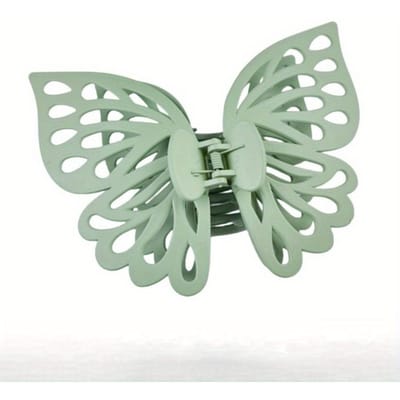 Pince à cheveux papillon tendance pour femmes Élégantes pinces géométriques Pinces à cheveux arrière Épingles à cheveux en acrylique Barrettes Filles Accessoires pour cheveux
