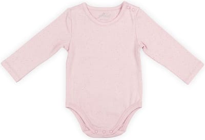 Jollein Romper lange mouw 50/56 Mini dots blush pink