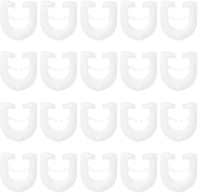 Dailygoods- T-glijbaan 200 stuks - kunststof - gordijnhaken - gordijnhaakjes - glijders - diameter 15 mm - Gordijnhaak
