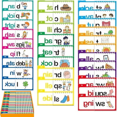 Educatieve Kaarten voor Taalontwikkeling - 30 Stuks, Lezen en Vertalen voor Peuters, Montessori Onderwijs en Klassikale Activiteiten