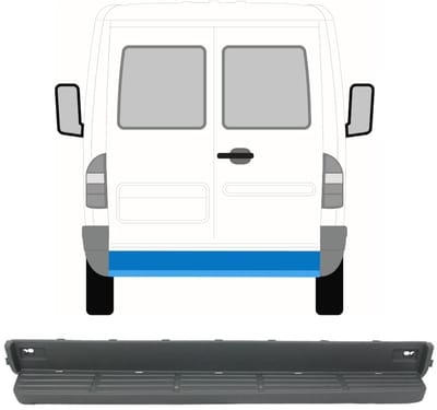 Achterbumper met treeplank voor Mercedes Sprinter 1995-2006