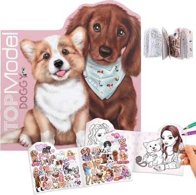 Top Model TOPModel Doggy kleurboek KITTY and DOGGY Kleurboeken