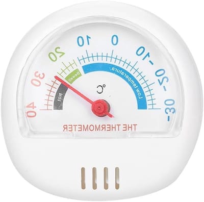 Grote Dial Koelkast en Vriezer Thermometer voor Nauwkeurige Temperatuurmeting in Huishoudens