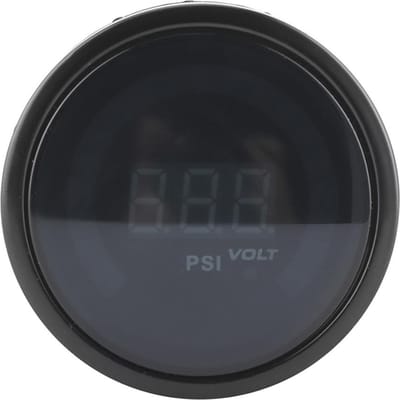 Manomètre de Pression de Turbo 52mm 2in -15-45PSI Affichage LED Numérique pour Véhicules Essence 12V black