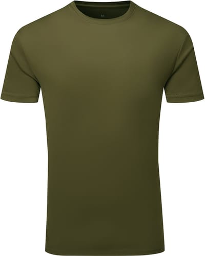 TriDri Men´s Textured Recycled T-Shirt TR503 - OLIVE - 4XL
