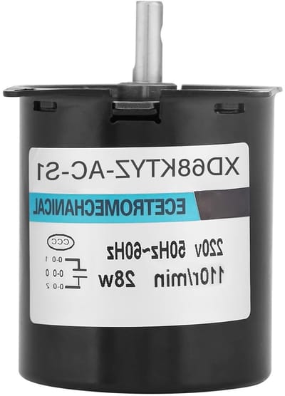 Synchronous Gear Motor met Permanente Magneten voor Automatisering, Gordijnbesturing en Spanningregelaars, AC220V, 28W, 110r/min