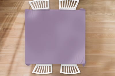 Tafelkleed - Tafellaken - 180x180 cm - Interieur - Paars - Kleuren - Paarse - Kleur - Effen - Binnen en Buiten