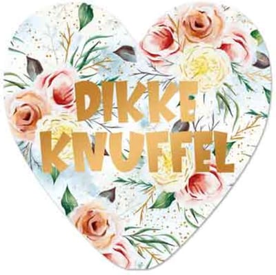 Wenskaart - Dikke knuffel - hart van goud - bedankt - liefde - juf - meester - valentijn - artige