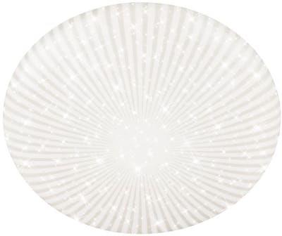 BRILONER Nebo – LED Plafondlamp – voor sfeervolle verlichting – neutraal wit licht – met sterrenhemel effect – wit – Ø38 cm