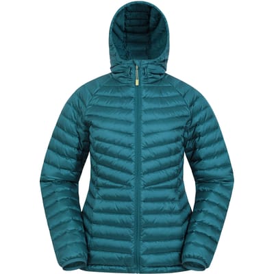 Mountain Warehouse Dames/Dames Skyline Extreme Waterafstotend Donsjack (Teal)