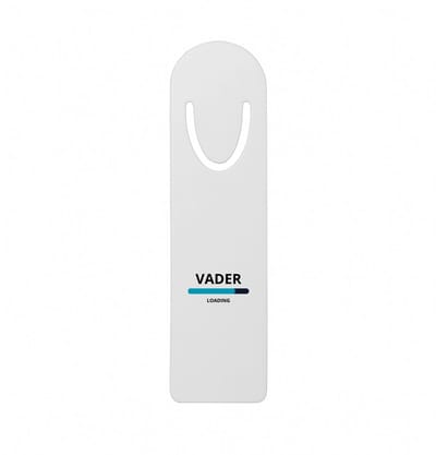 Hacebo® - vader loading metalen boekenlegger - Papa - ochtendkoffie laden - vader cadeautjes - vaderdag - verjaardagscadeau - verjaardag - cadeau - geschenk - kado - gift - vader artikelen Bladwijzer boekenleggers - 12.7 cm x 3.2cm