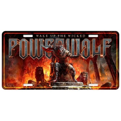 Powerwolf Wake Up The Wicked Unisex Plaatmetalen borden - Neutraal - Standard