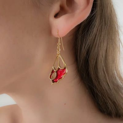 Sylvie Monthulé | Gold Earrings | Butterfly Wings
