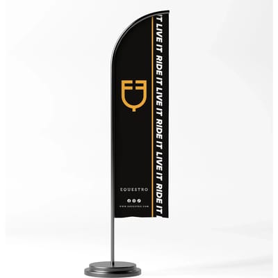 Druppelvormige vlag Equestro