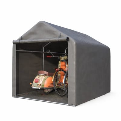 Cellista Fiets Garage Tent - Motoropslag - Fietsopslag Schuur Buiten - Fietsenstalling Overkapping - Tuinberging Waterdicht - Opbergtent Fietsen - 244×241×217 cm - Motor garage