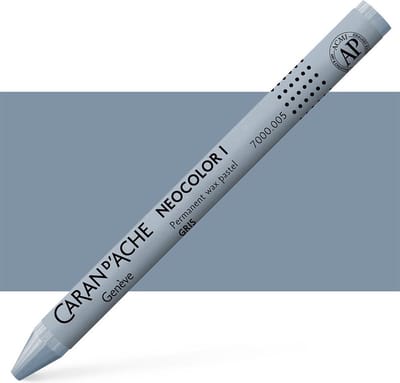 Caran d´Ache Neocolor I Permanente Waskrijt | Grijs (005)