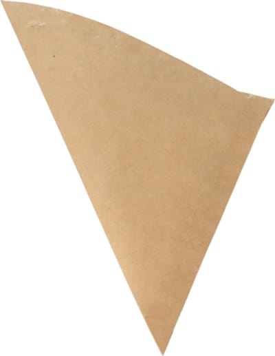 1x 1000 Puntzakken perkament papier 27 cm x 19 cm x 19 cm bruin inhoud 125 gr