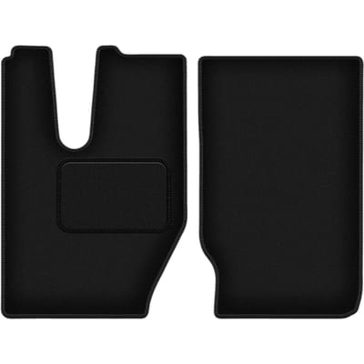 Wielganizator WLG-CARLUX Serie - Zwarte Autovloermatten - Voor Iveco X-WAY (2020-) - Polypropyleen - Op Maat