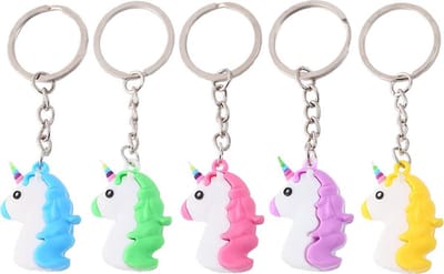 Unicorn Sleutelhangers - 5 kleuren