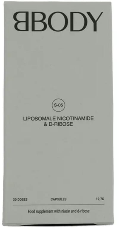 BBODY Liposomale Nicotinamide + D-Ribose - 30 capsules