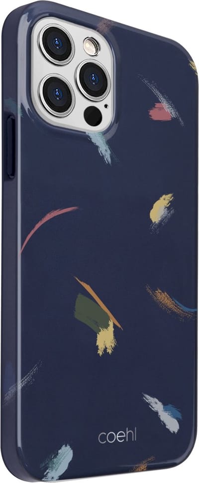 UNIQ - hoesje - Coehl Reverie iPhone 12/12 Pro 6.1 blauw/Pruisisch blauw