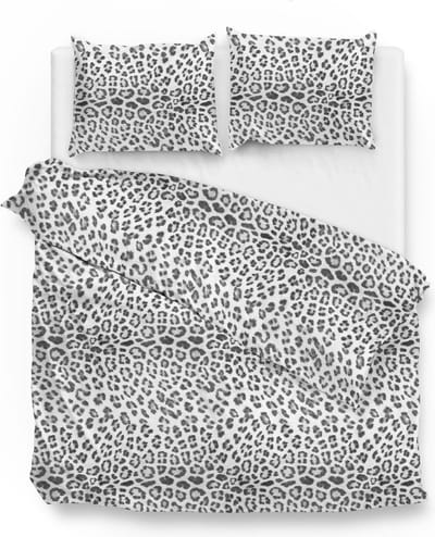 Zohome Lev Dekbedovertrek - Lits-jumeaux - Flanel - 240x200-220cm - Grijs