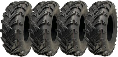 25x8.00-12 ATV- en quadbanden, 6-laags, 14 psi, Wanda P377, voor de openbare weg, 65J (set van 4)
