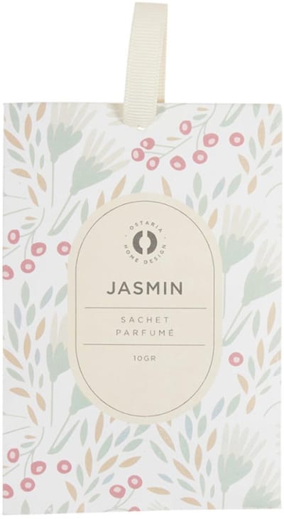 Ostaria Geurzakjes Jasmijn - met ophanglusje - geurkaartjes/luchtverfrisser