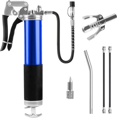 Handmatige Vetpers Set 8000 PSI Blauw voor Smering
