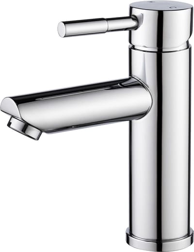 Sanetti Eva - Wastafelkraan - Opbouw - Laag - Rond - Chroom