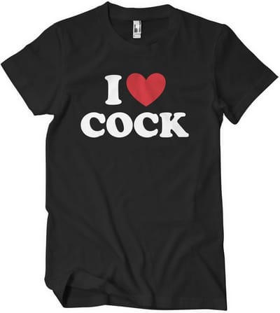 Hybris T-shirt I Love Cock T-shirt SH-1-16075-H81-3