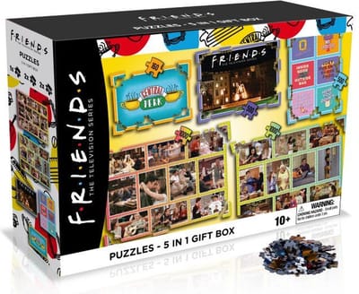 FRIENDS - LEGPUZZEL 5 IN 1 GESCHENKENDOOS