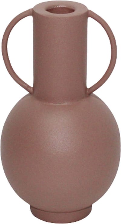 Kandelaar - Branded by - kandelaar Astrea roze - 18 cm hoog