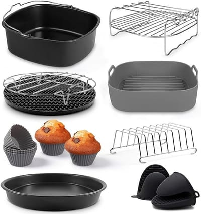 Airfryer Accessoireset 19-delig - Geschikt voor XL en XXL Airfryers