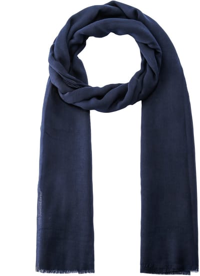Emilie scarves - sjaal - donkerblauw - basic sjaal - omslagdoek - lang - 200X90CM - viscose