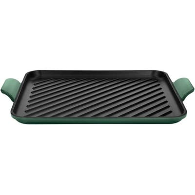 SILVERCREST Gietijzeren grillplaat of pizzaplaat (Grillplaat/groen)