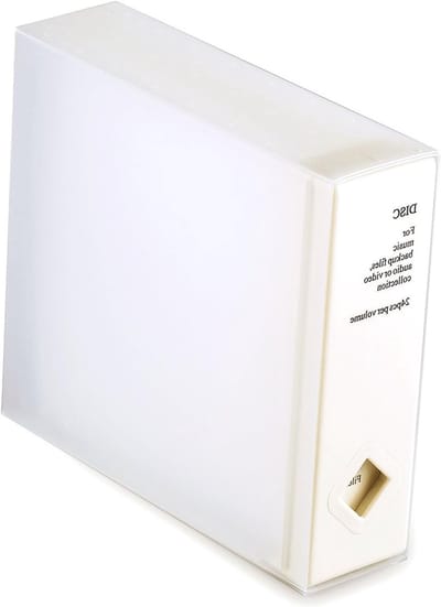 Grote DVD en CD Opslagdoos - Kleurvolle Ruimtebesparende Organizer voor Tot 24 Schijven, Ideaal voor Thuis, Kantoor en Cadeaus