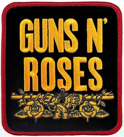 Guns N' Roses - Stacked Black Patch - Multicolours