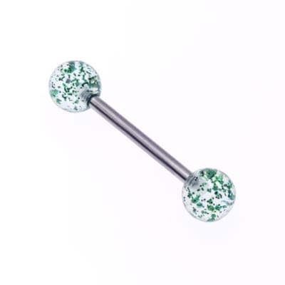 Tong Piercing - Glitter Groen