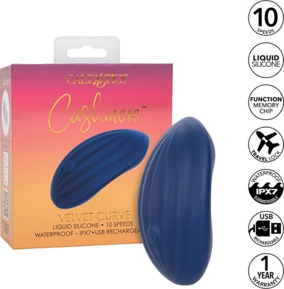 CalExotics Cashmere Velvet Curve Vibrator