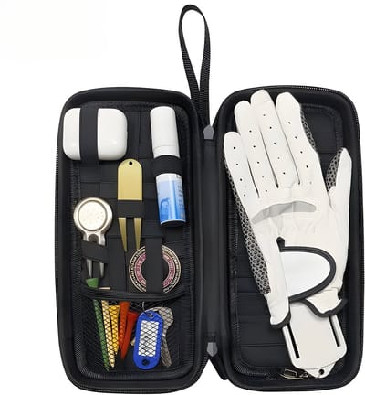 Stripe golf organizer, organizer case - etui voor handschoen