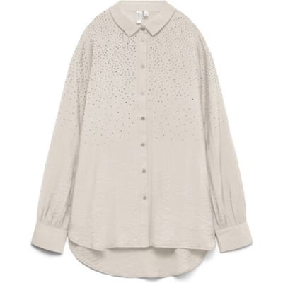 VERO MODA - VMHERDIS LS SHIRT WVN BTQ GA - Dames - Blouses