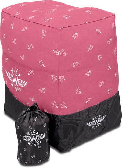 Wick Wings - Wick Air Vliegtuigbedje - Opblaasbaar - Reiskussen - Voetensteun - Antislip