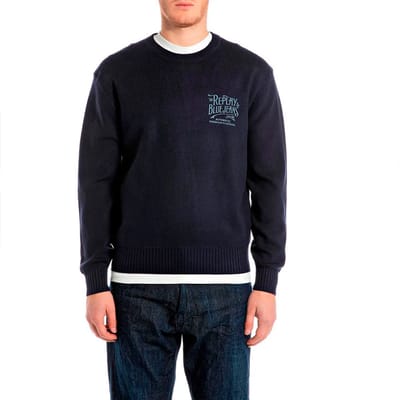 Replay Uk4885.000.g23538 Trui Blauw M