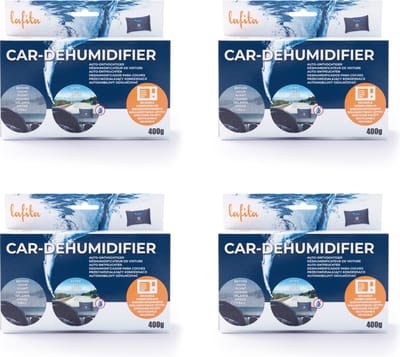 Lafita Auto Vochtvanger - 4 stuks - 400 gram - herbruikbare vochtvreter