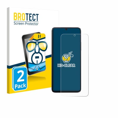 BROTECT - Screenprotector voor Cubot A40 - Folie Beschermfolie transparant 2 Stuks