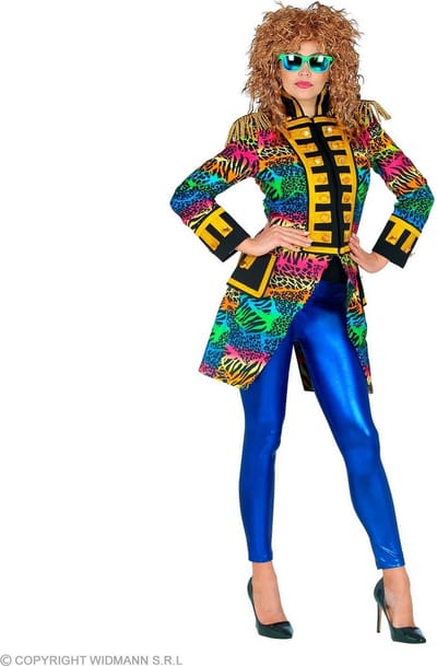 Slipjas disco zebra jaren 80 dames