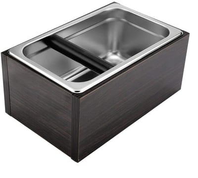 Dailygoody - Kaffee-Klopfschachtel - Espresso-Klopfbox - Compact en sterk - Roestvrij staal - Afvalcontainer voor gemalen koffie - Geschikt voor koffi.