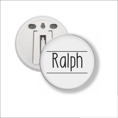 Button Met Clip 58 MM - Ralph